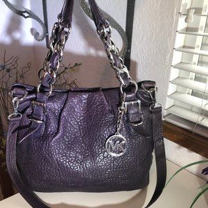 Michael Kors Collette Shoulder Tote in Purple